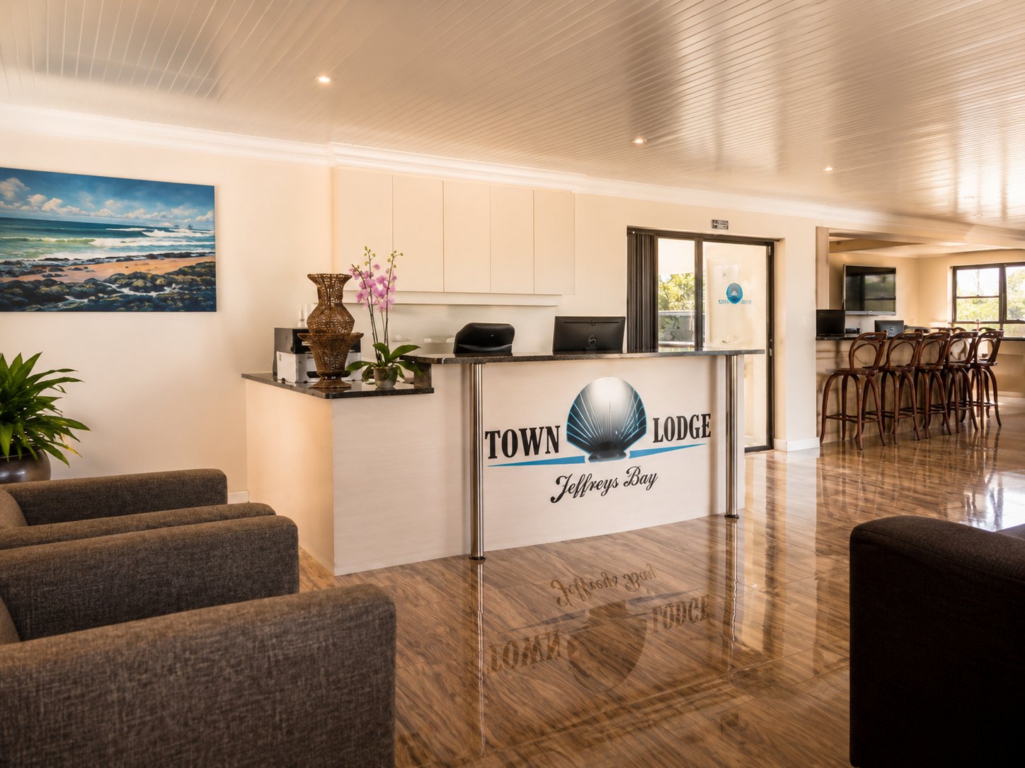 Grand House reception area